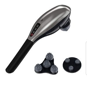 Long arm rechargeable cordless vibrating massager